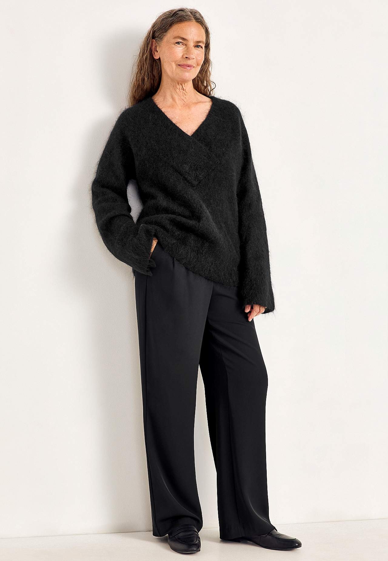 Pusero Premium mohair- ja villaseoksesta
