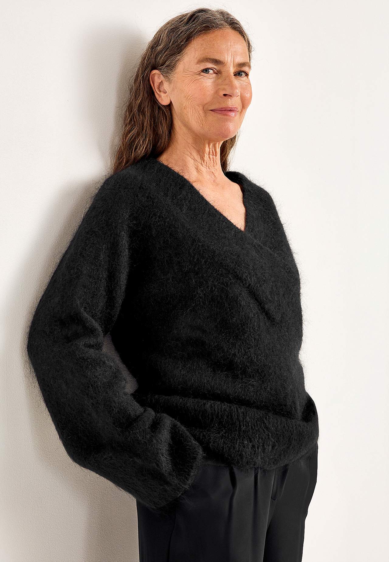 Pusero Premium mohair- ja villaseoksesta