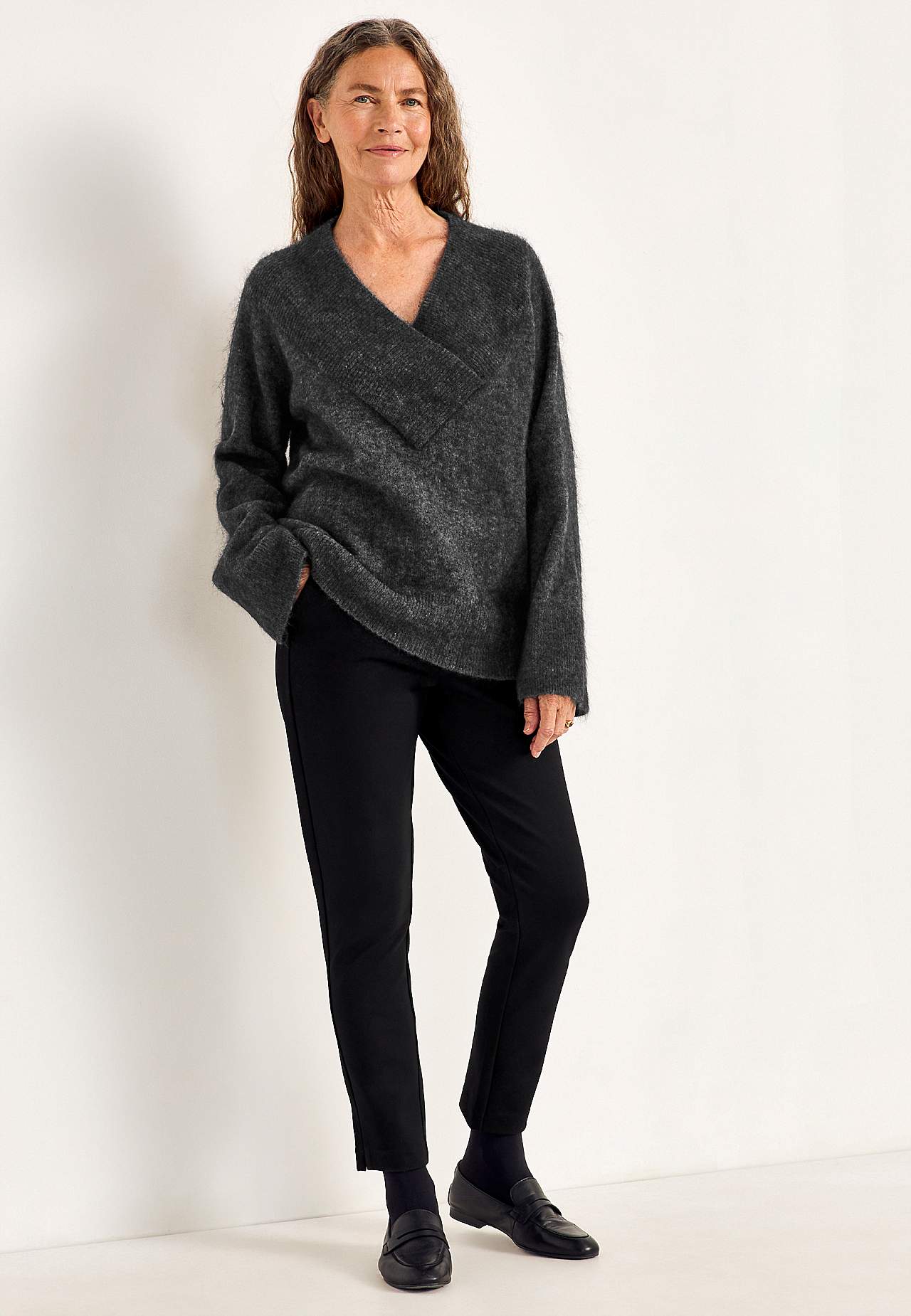 Pusero Premium mohair- ja villaseoksesta