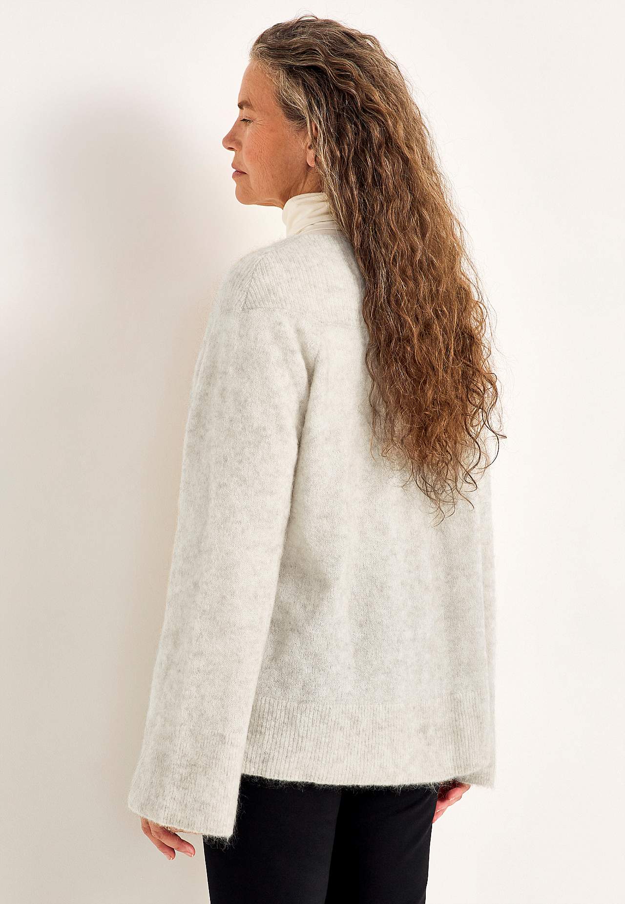 Pusero Premium mohair- ja villaseoksesta