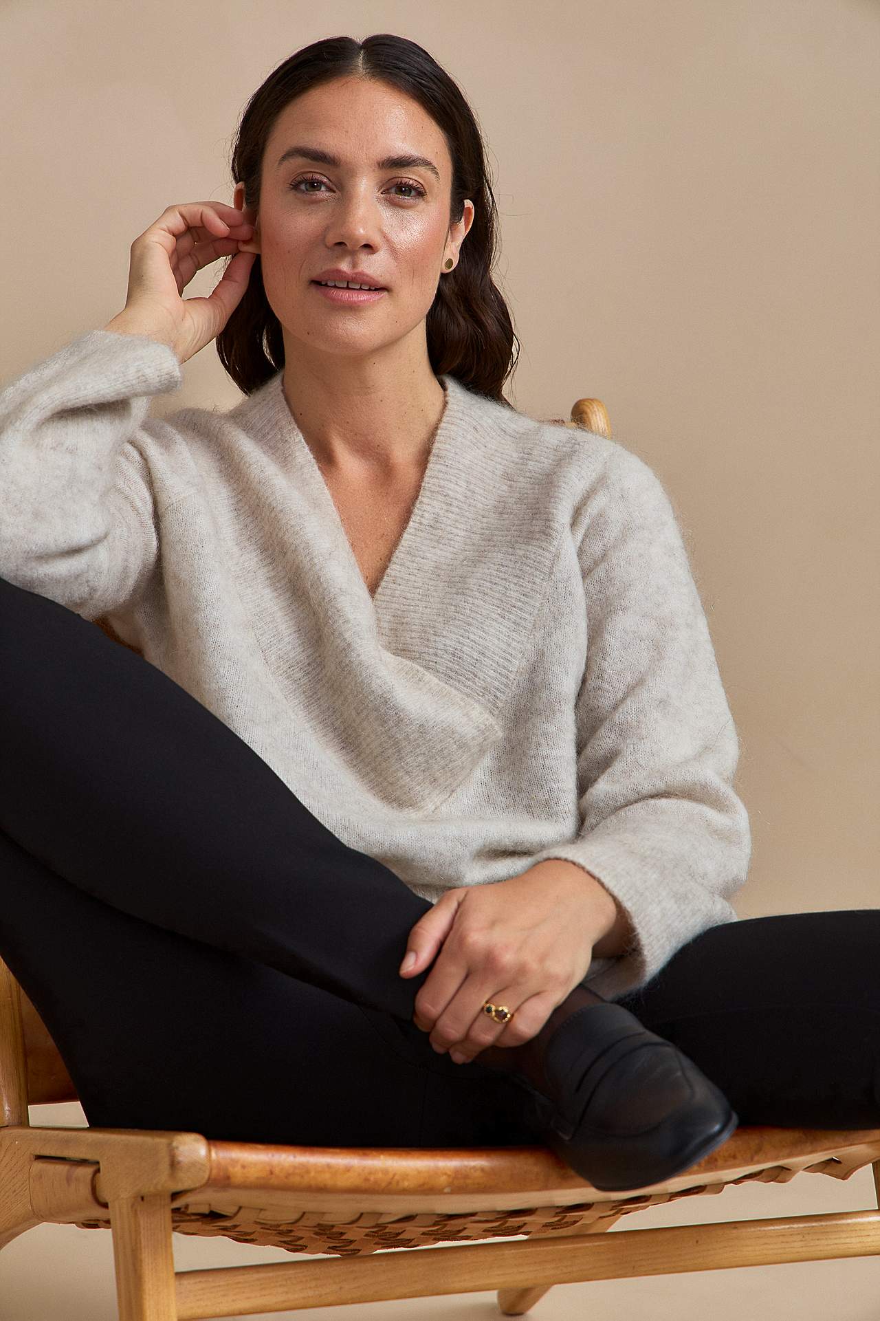Pusero Premium mohair- ja villaseoksesta
