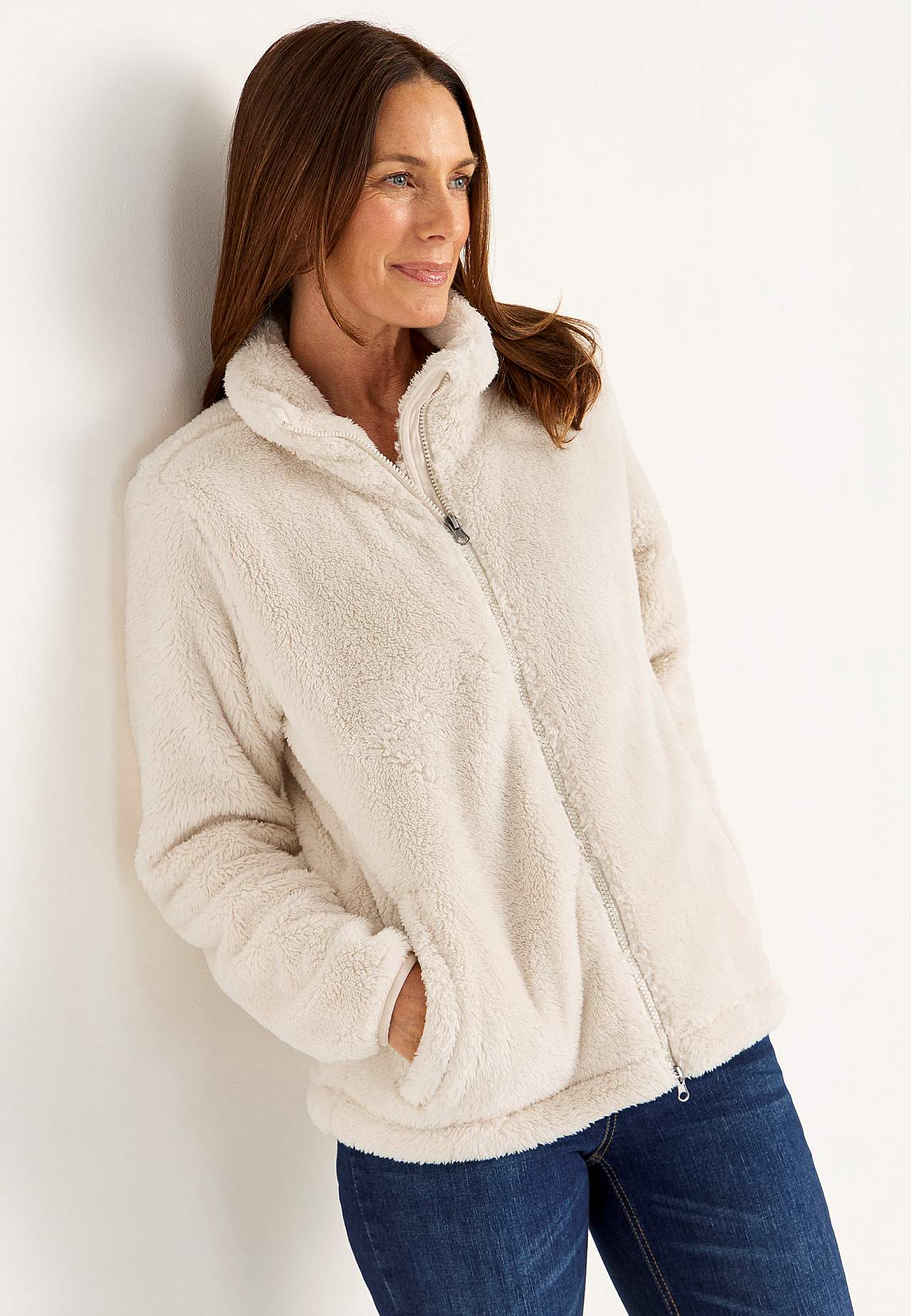 Hyvin pehmeä fleece-takki