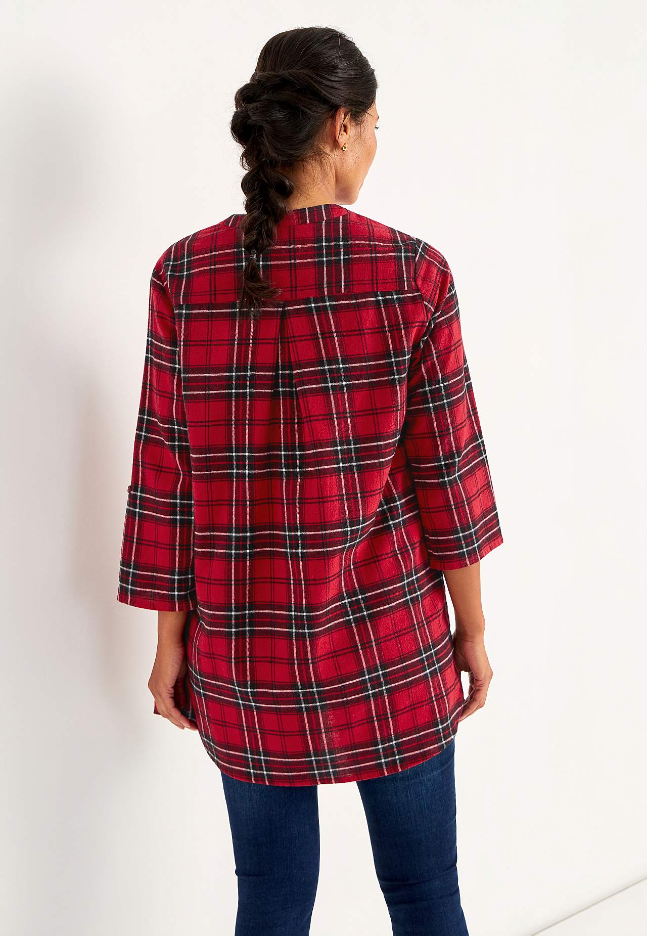 Tunika flanellista taskuilla