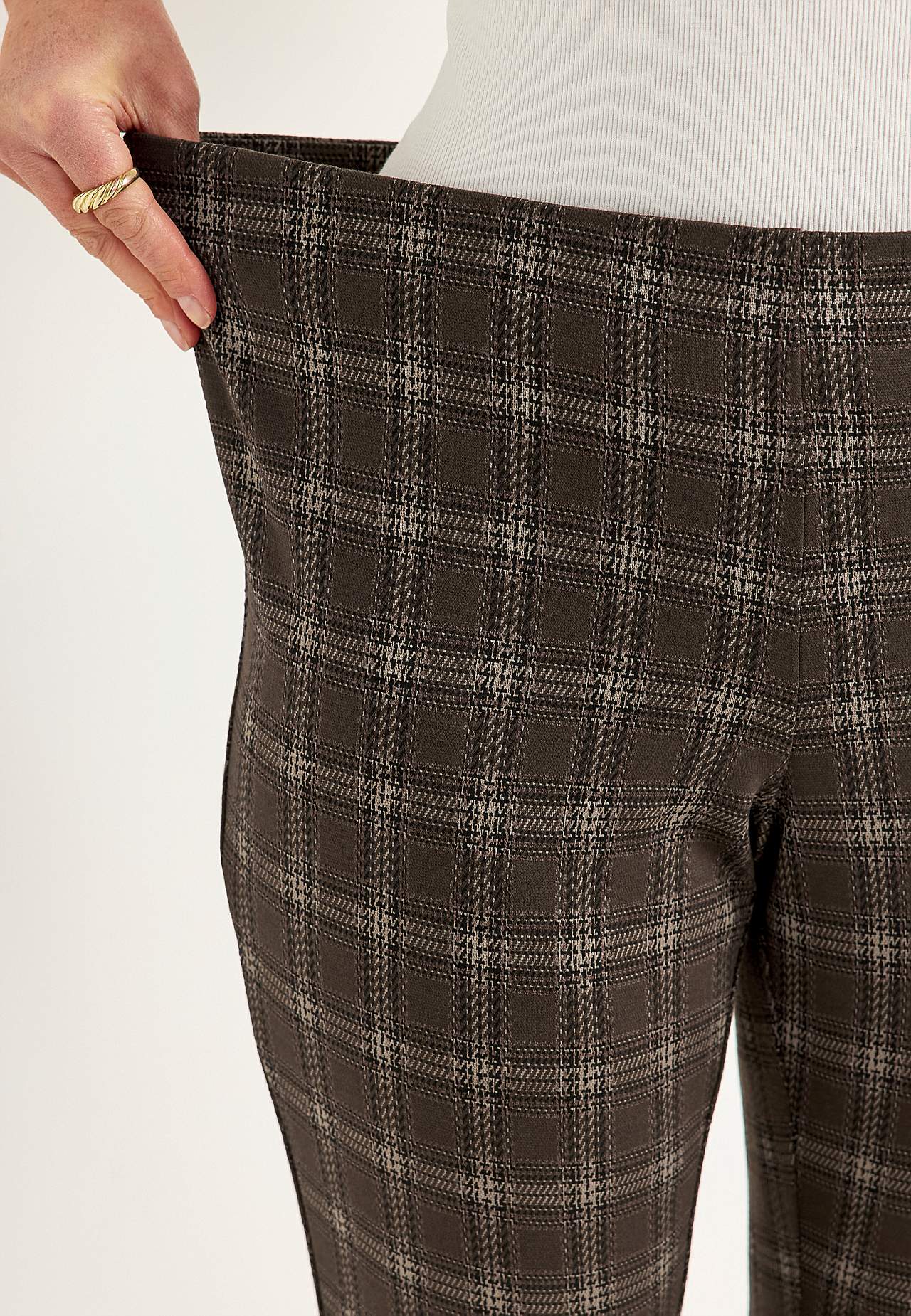 Jacquard-kuvioiset leggingsit