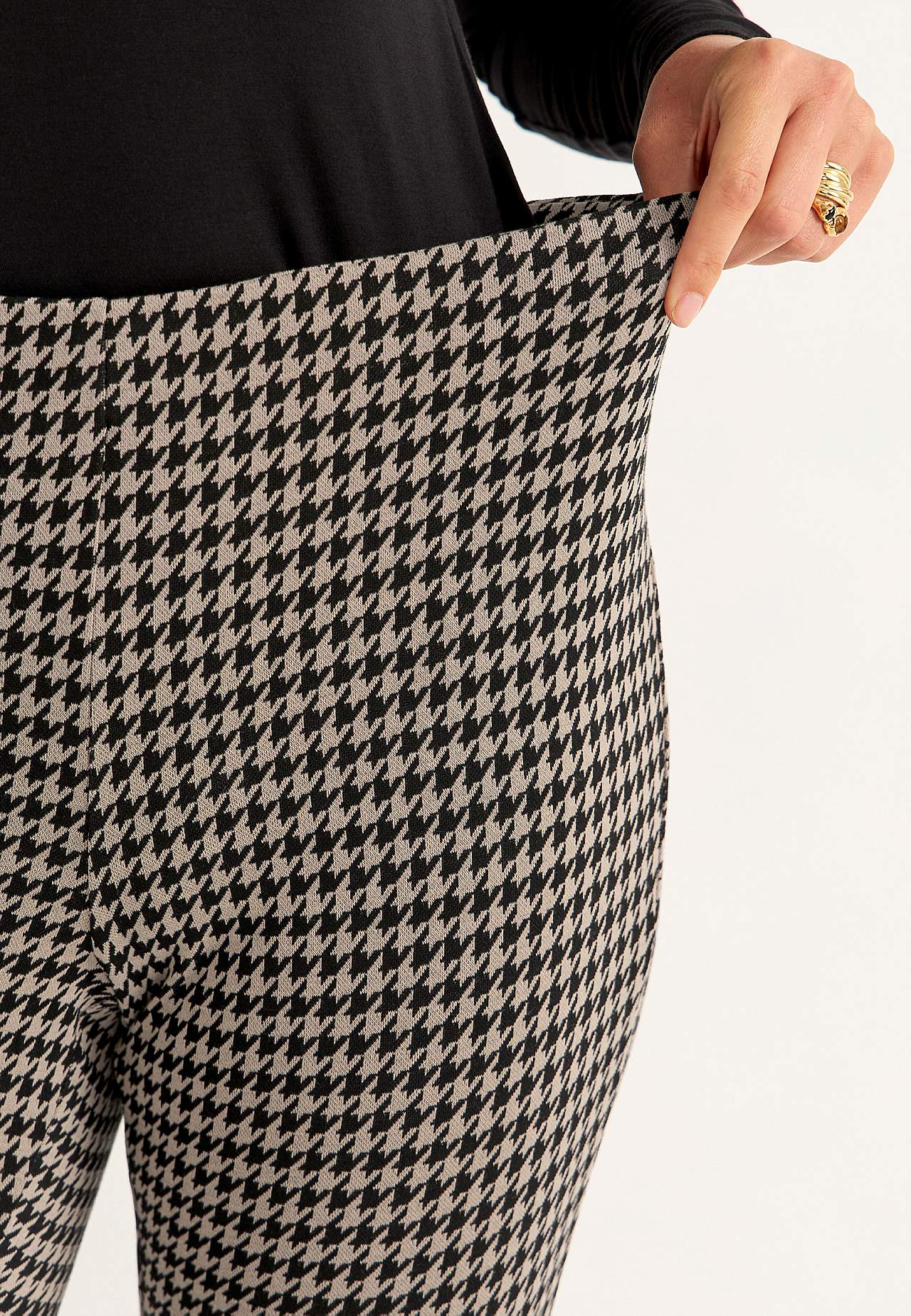 Jacquard-kuvioiset leggingsit