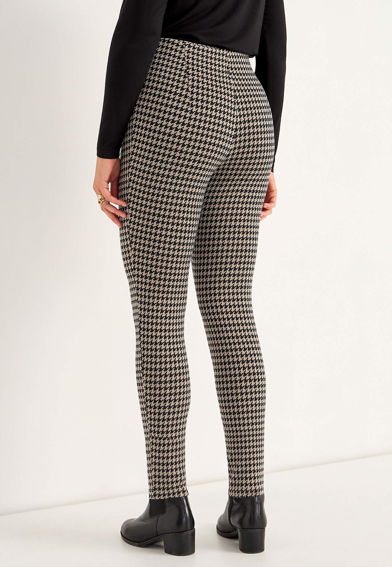 Jacquard-kuvioiset leggingsit