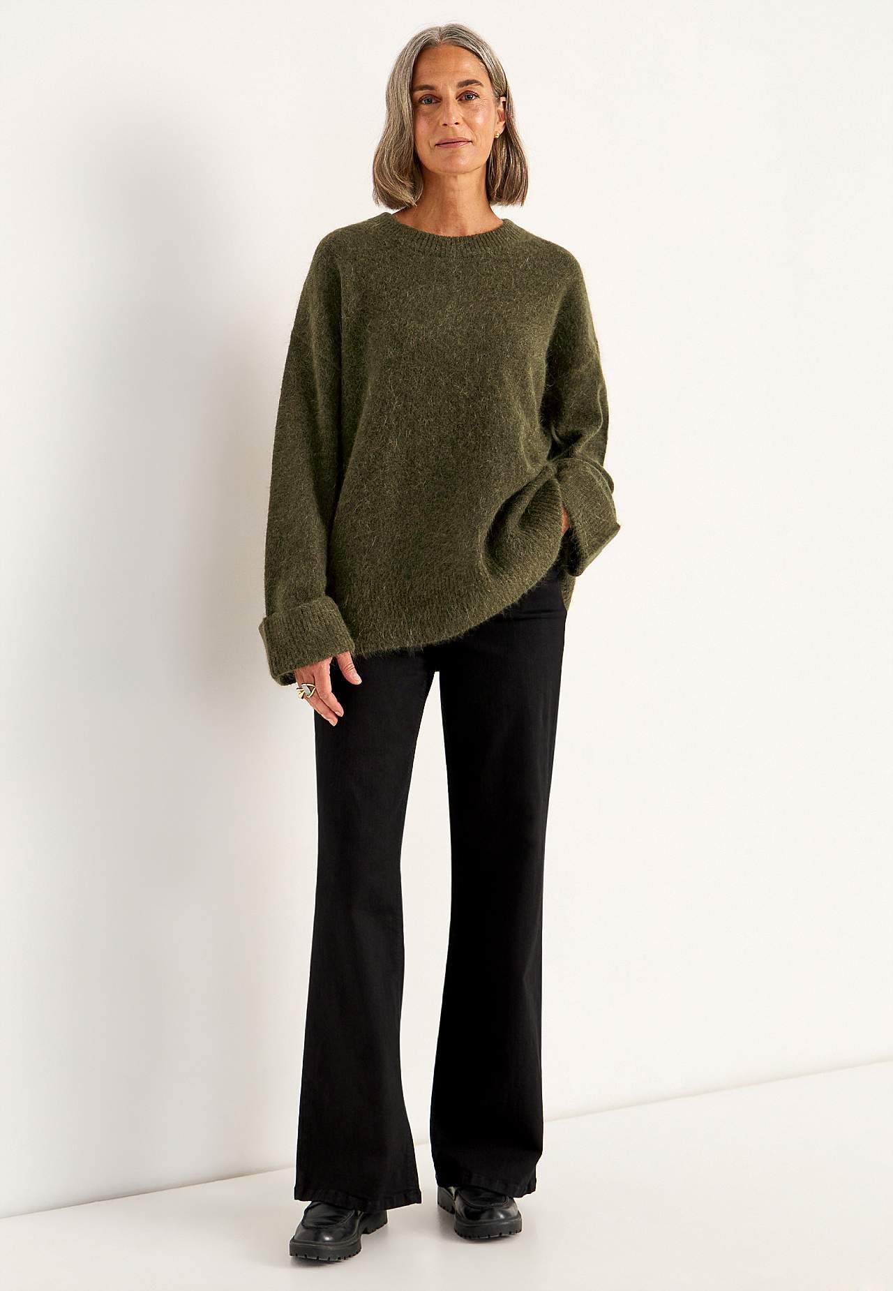 Pusero Premium mohair- ja villaseoksesta