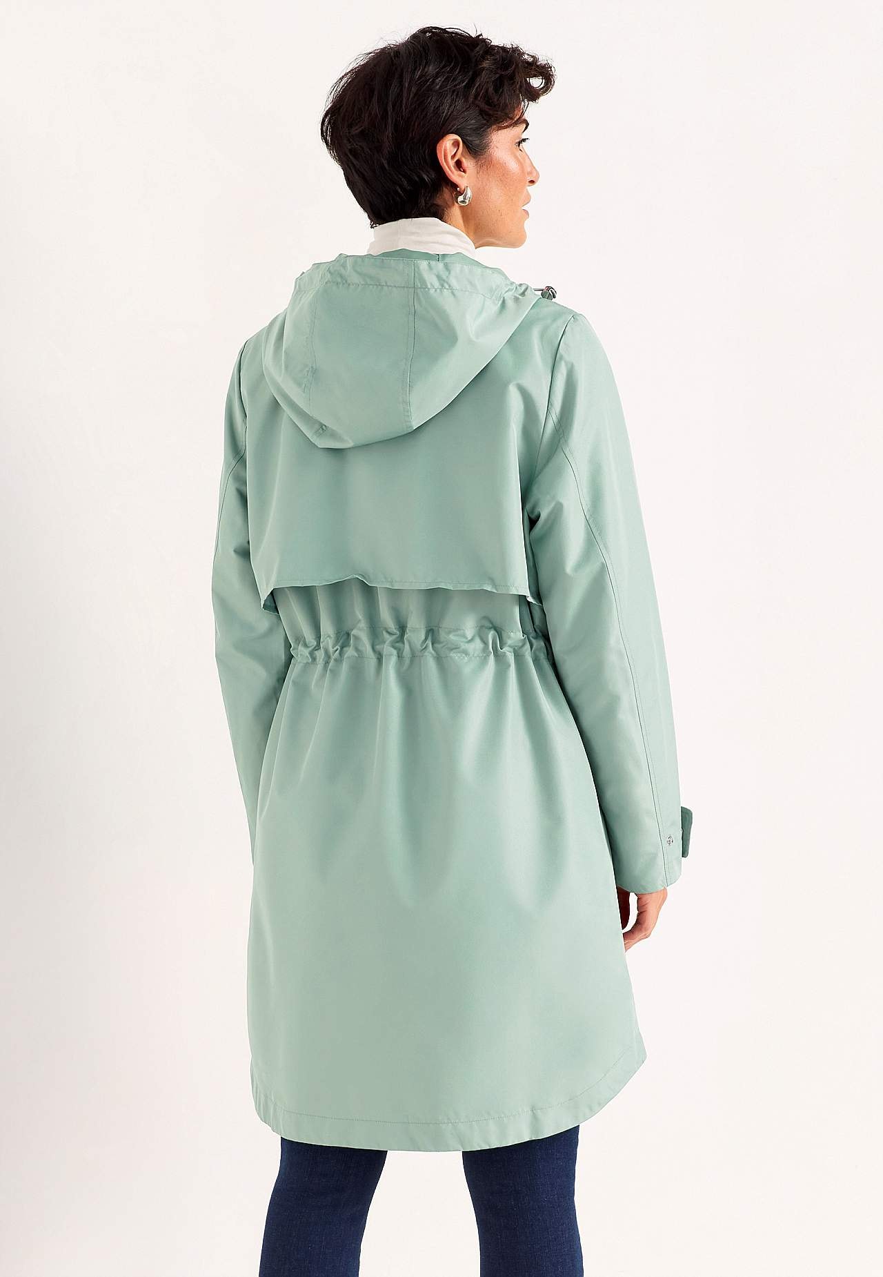 Tyylikäs, vuorattu parka