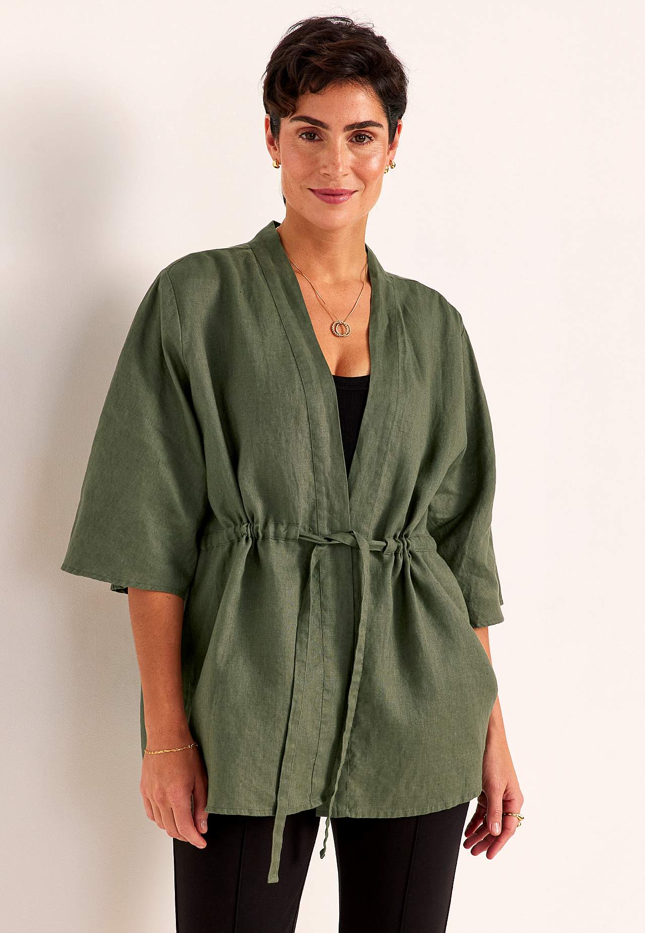 Kimonotakki Premium pellavasta