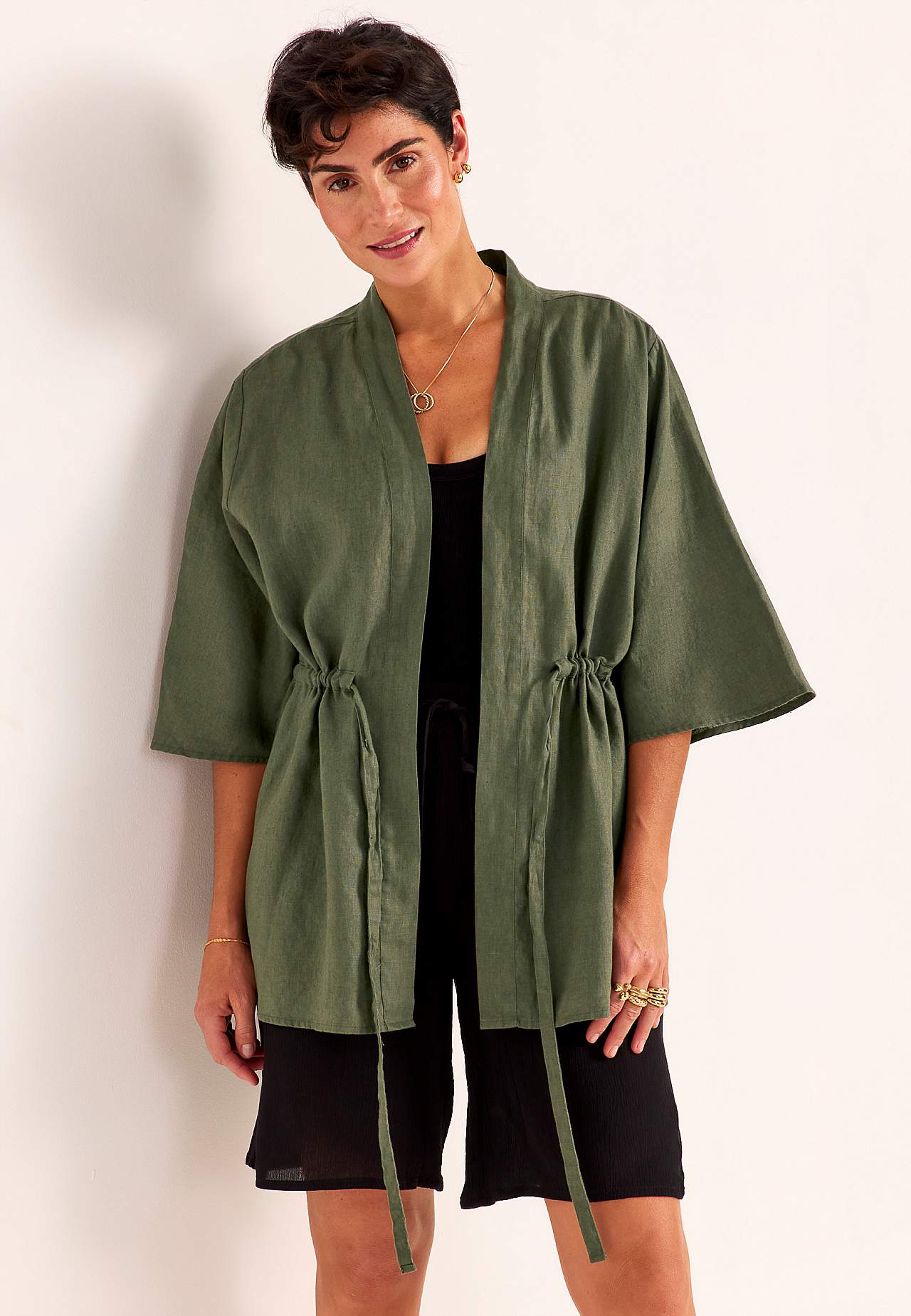 Kimonotakki Premium pellavasta