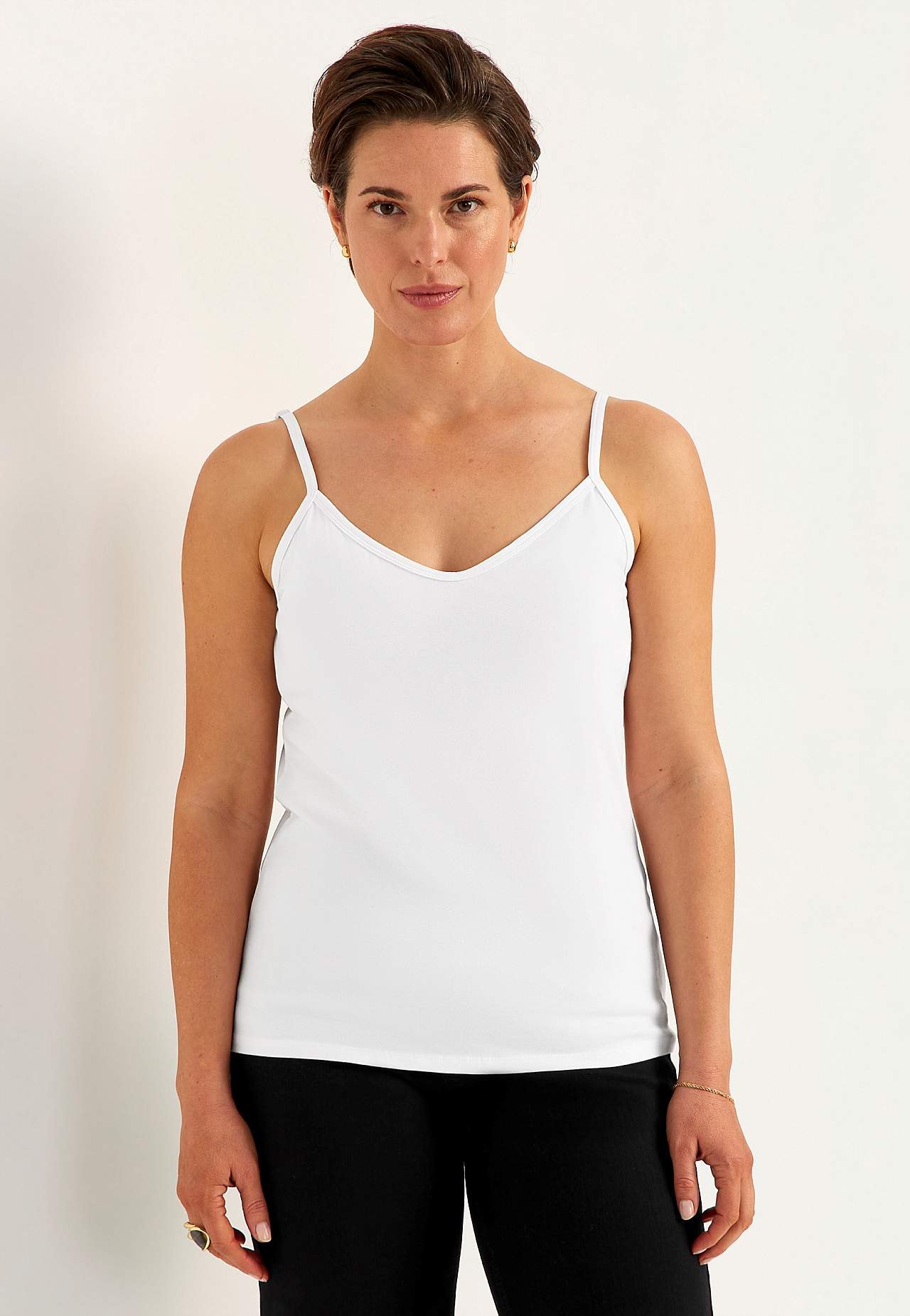 Hihaton paita pehmeästä, orgaanisesta puuvillasta 2 kpl/pakkaus