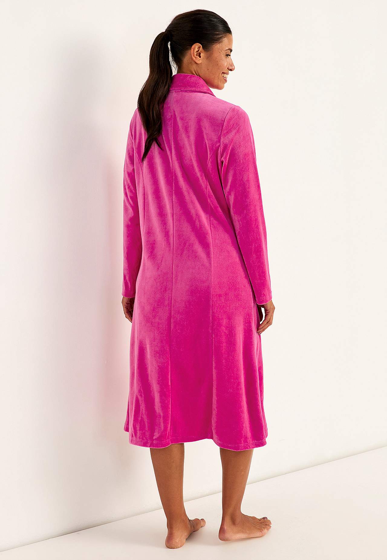 Veluurinen aamutakki Wilma