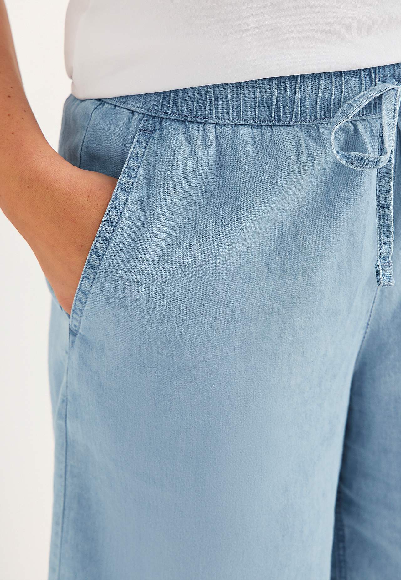 Hyvin pehmeät farkkushortsit