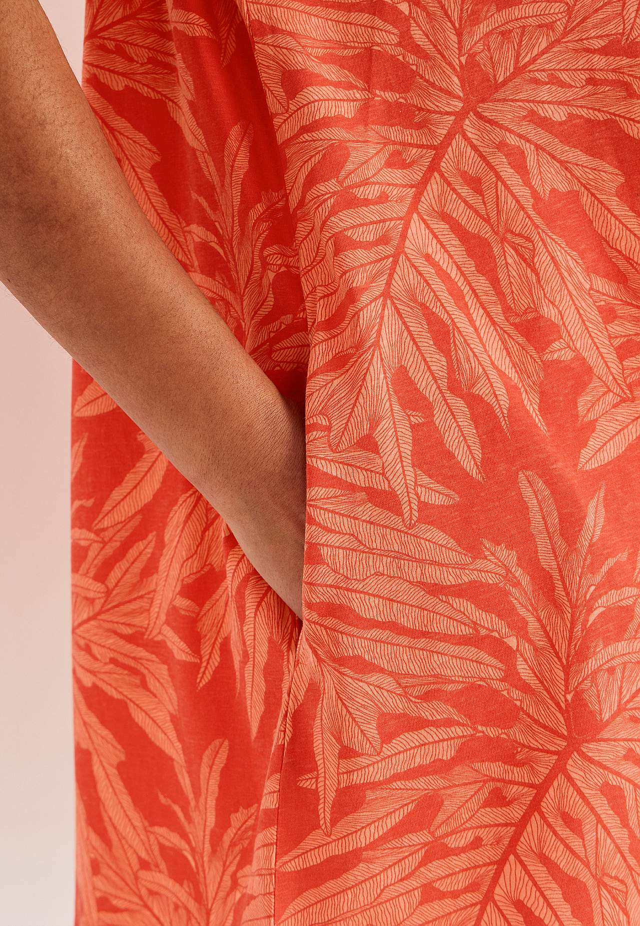 Tunikatoppi luomupuuvillasta taskuilla