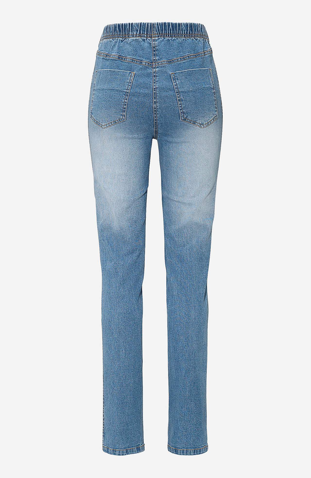 Jeggingsit skinny-lahkeella