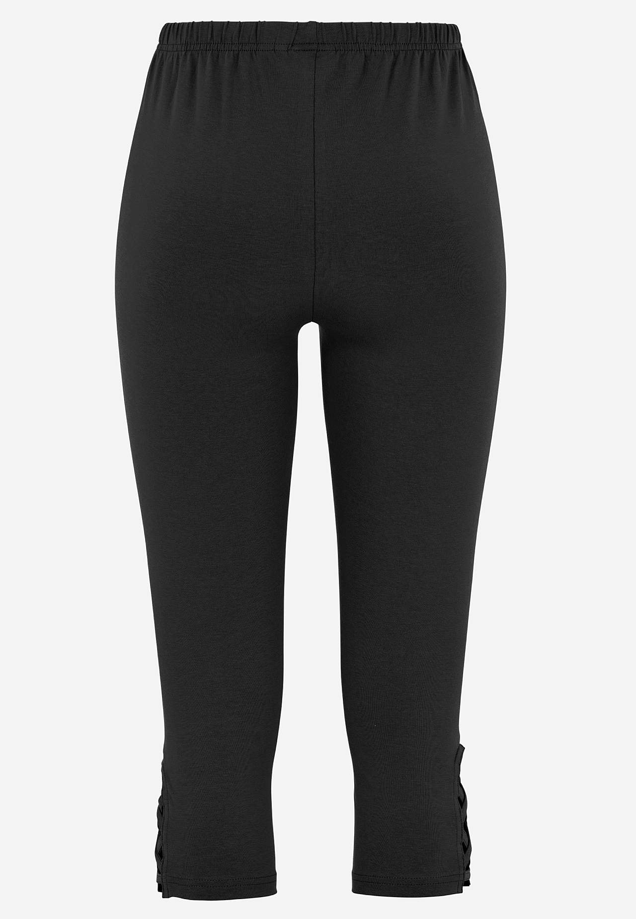 Caprileggingsit kivoilla yksityiskohdilla 2 kpl/pakkaus
