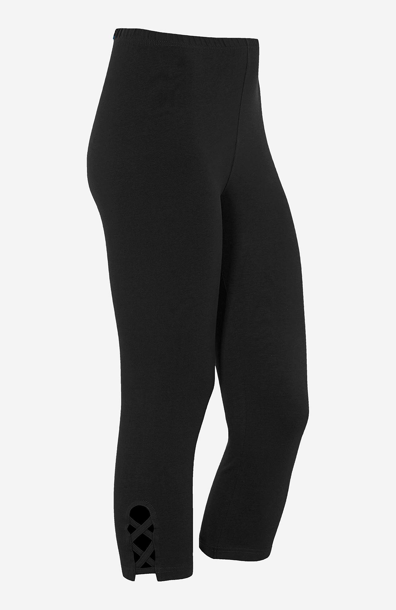 Caprileggingsit kivoilla yksityiskohdilla 2 kpl/pakkaus