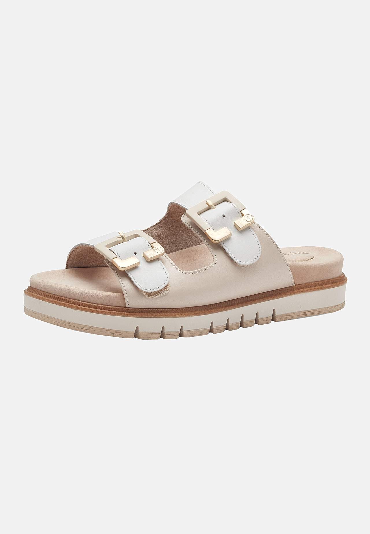 Nahkasandaali säädettävillä hihnoilla Comfort