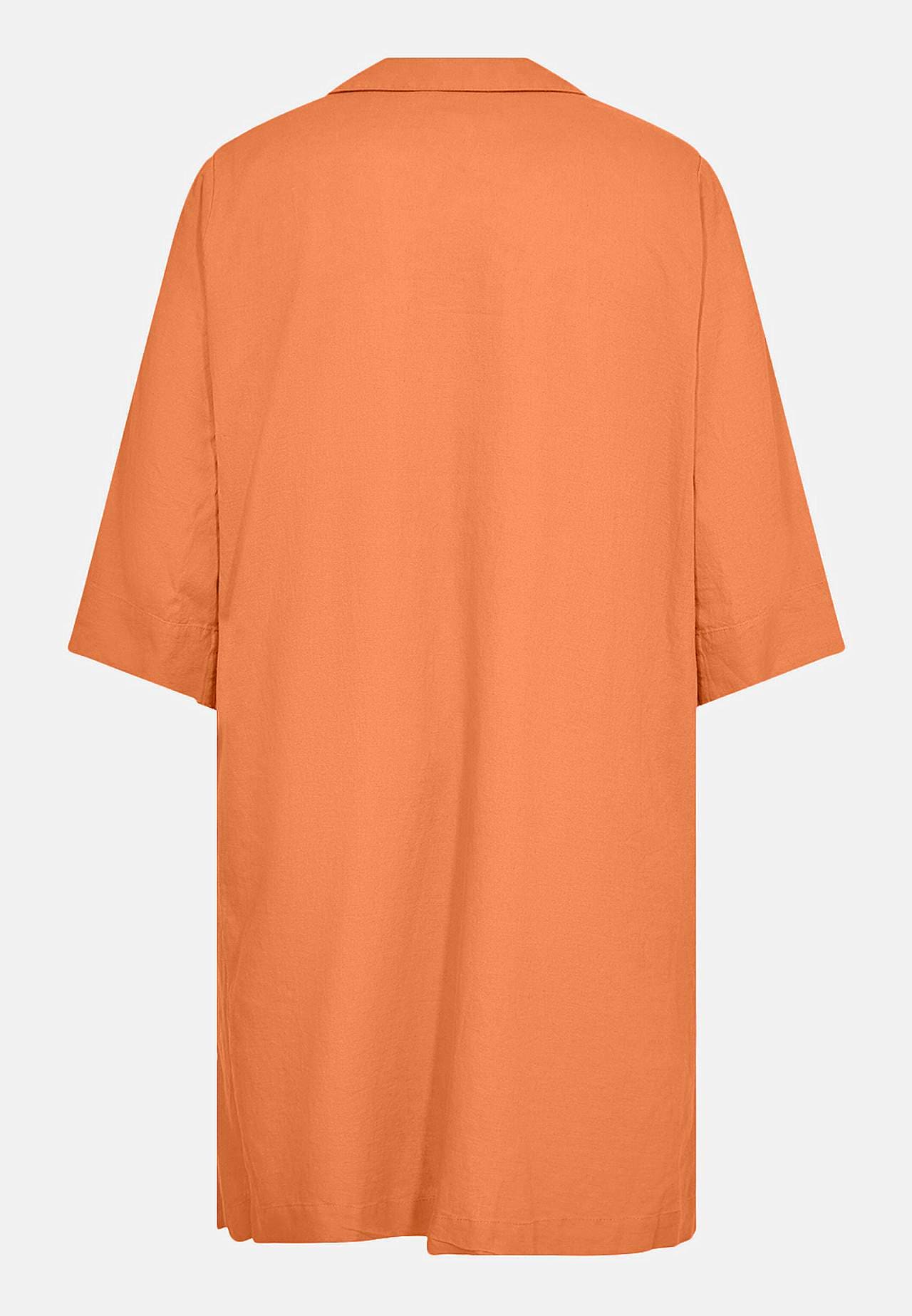 Yksivärinen mekko pellavasekoitteesta Corinna