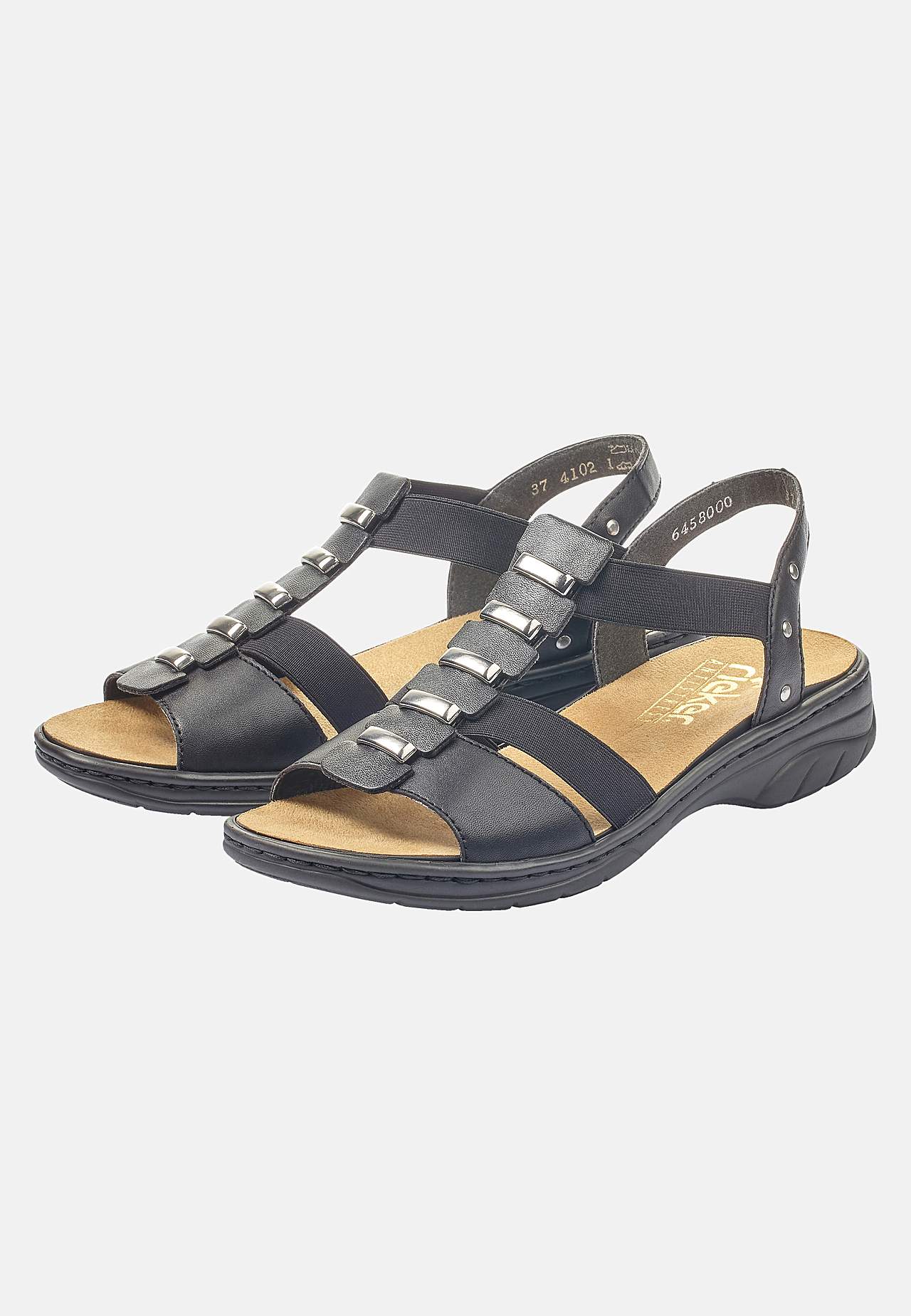 Sandaali joustoremmeillä