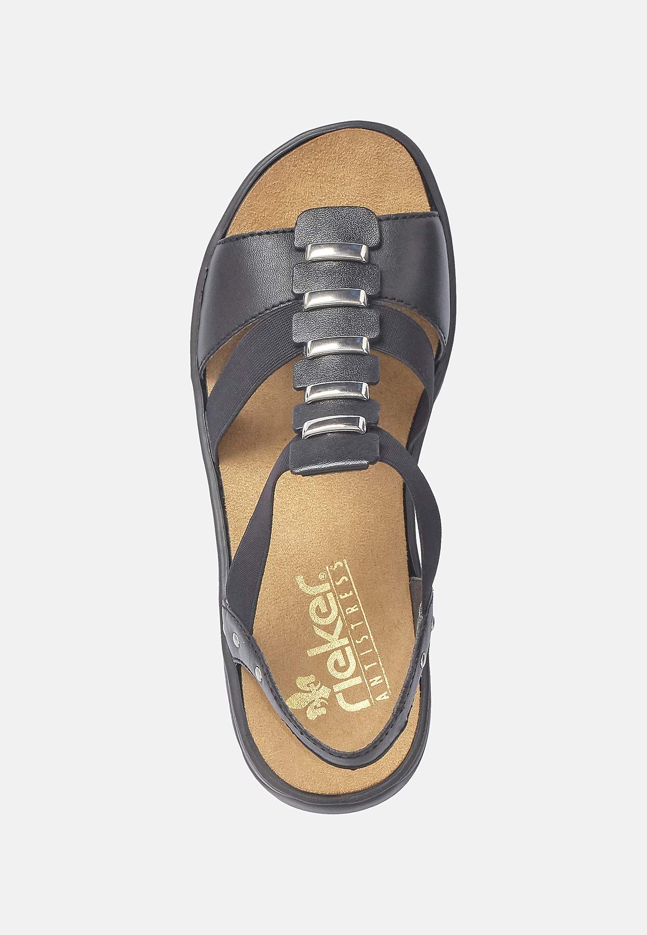 Sandaali joustoremmeillä