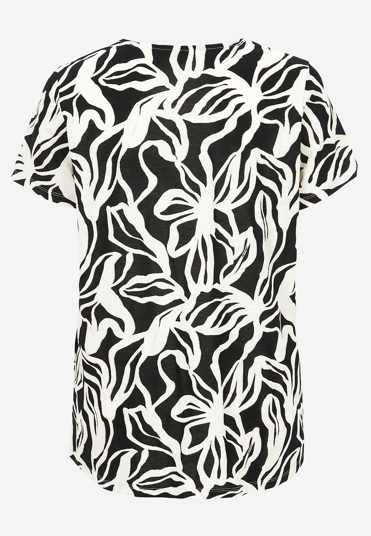 Pehmeä trikootoppi v-pääntiellä