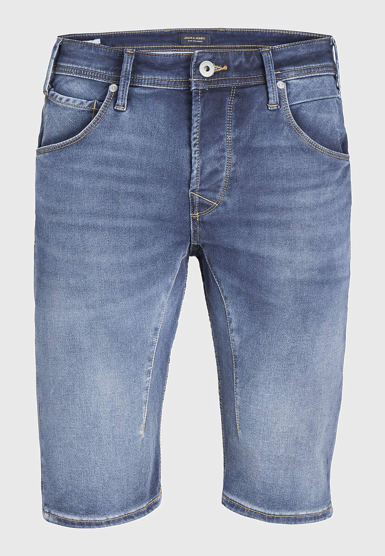 Pitkät, erittäin joustavat farkkushortsit