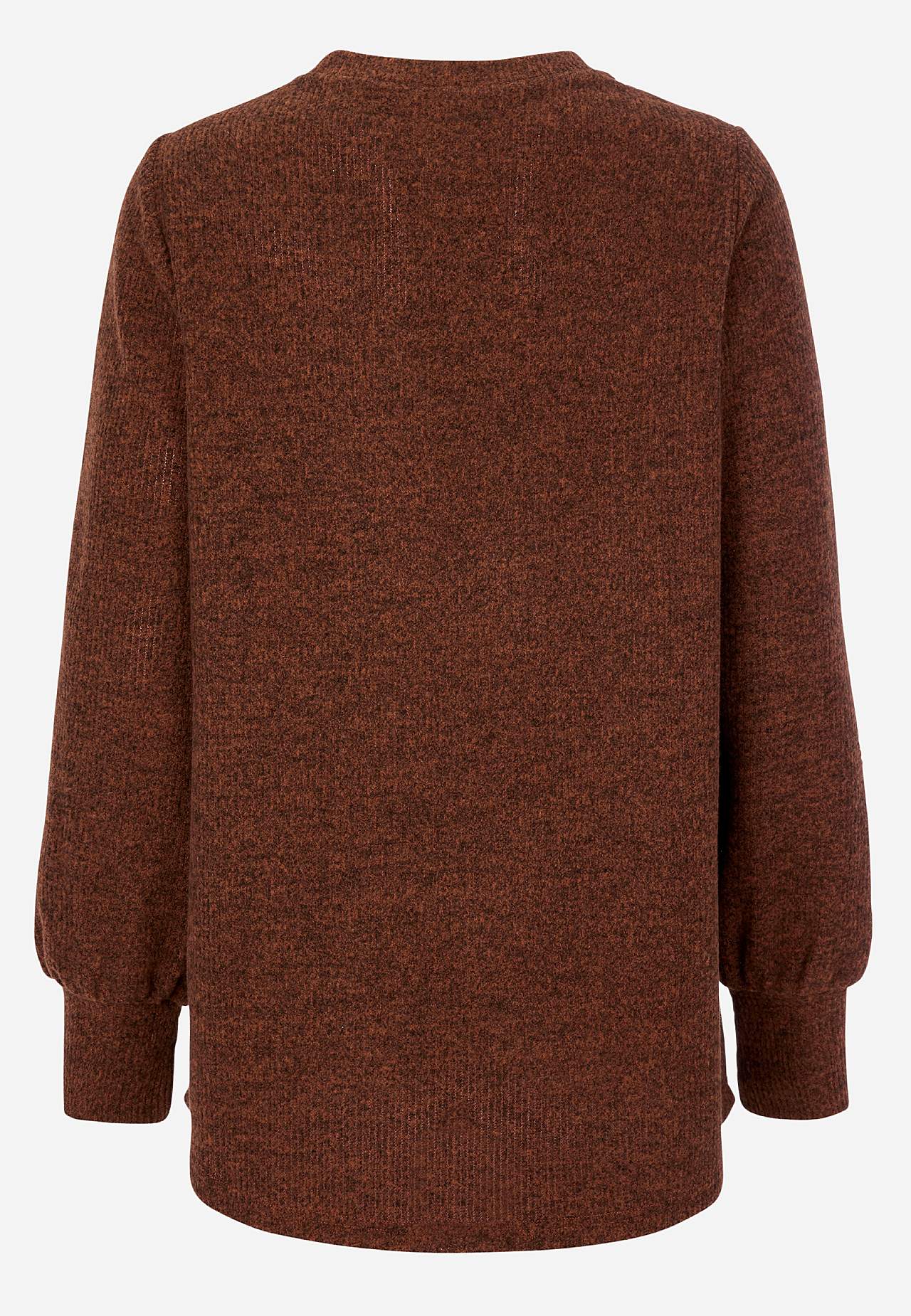 Pehmeä trikoopusero napeilla Beata