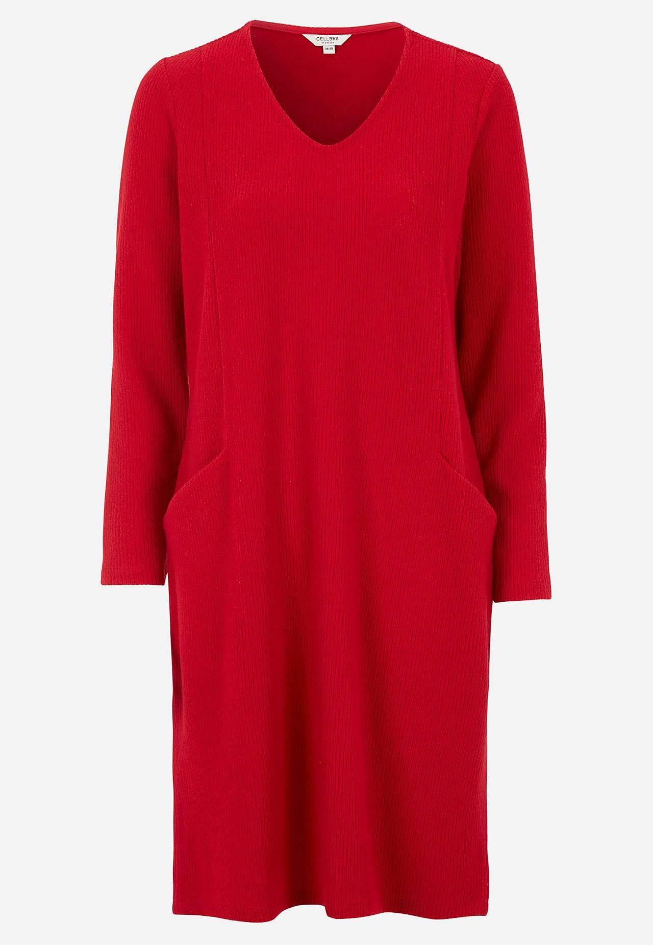 Hyvin pehmeä mekko taskuilla