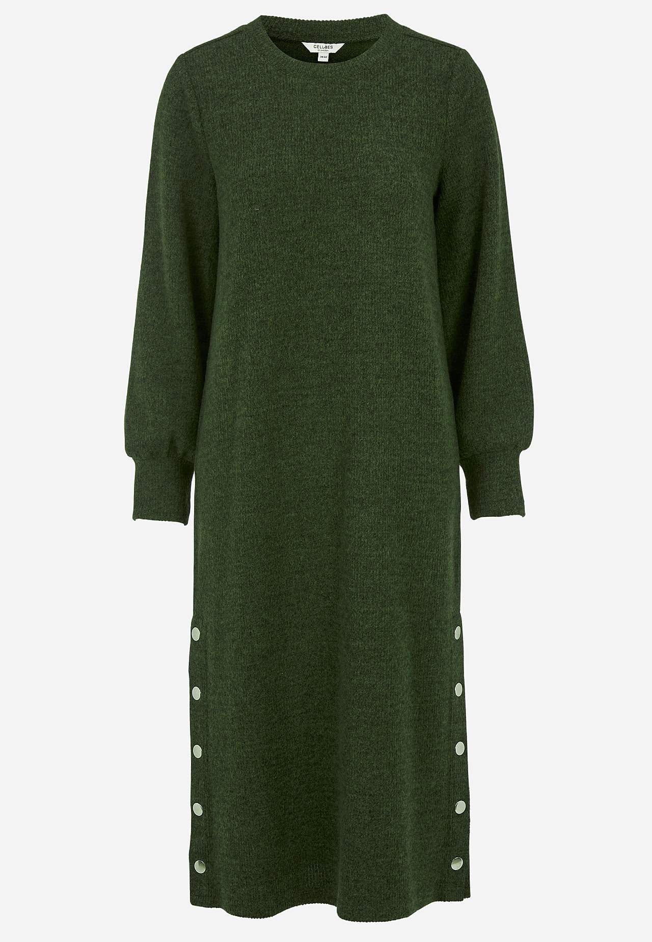 Hyvin pehmeä mekko napeilla