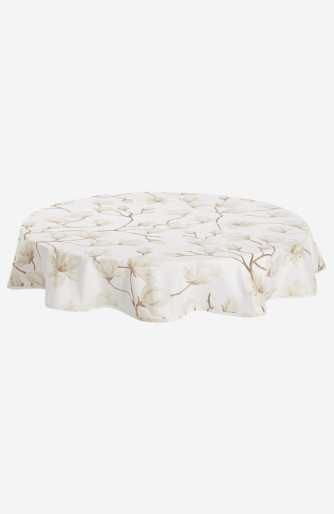 Magnolia kukkakuvioinen pöytäliina