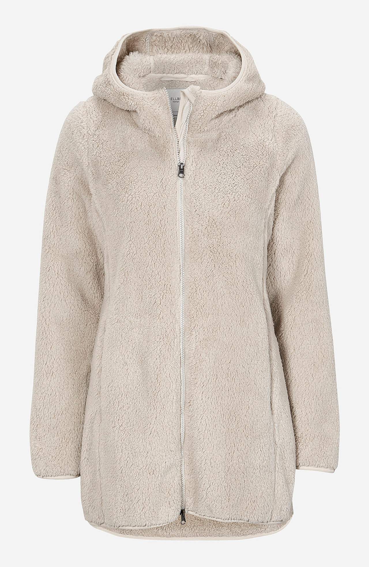 Kodikas fleece-takki hupulla