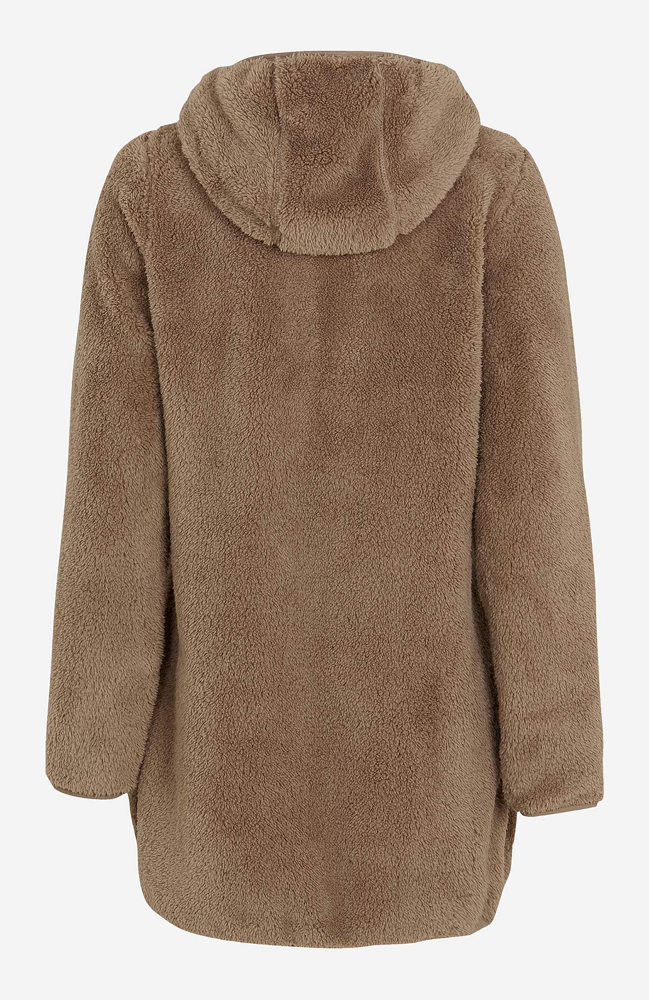 Kodikas fleece-takki hupulla