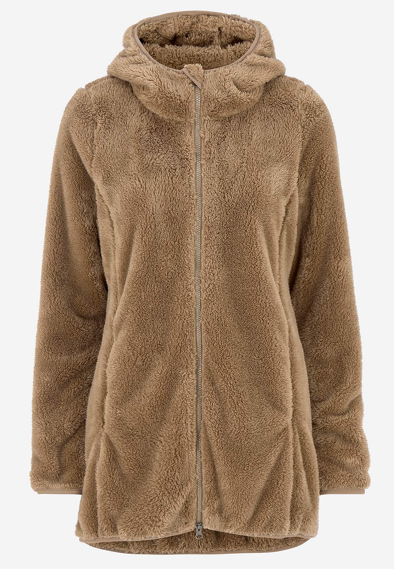 Kodikas fleece-takki hupulla