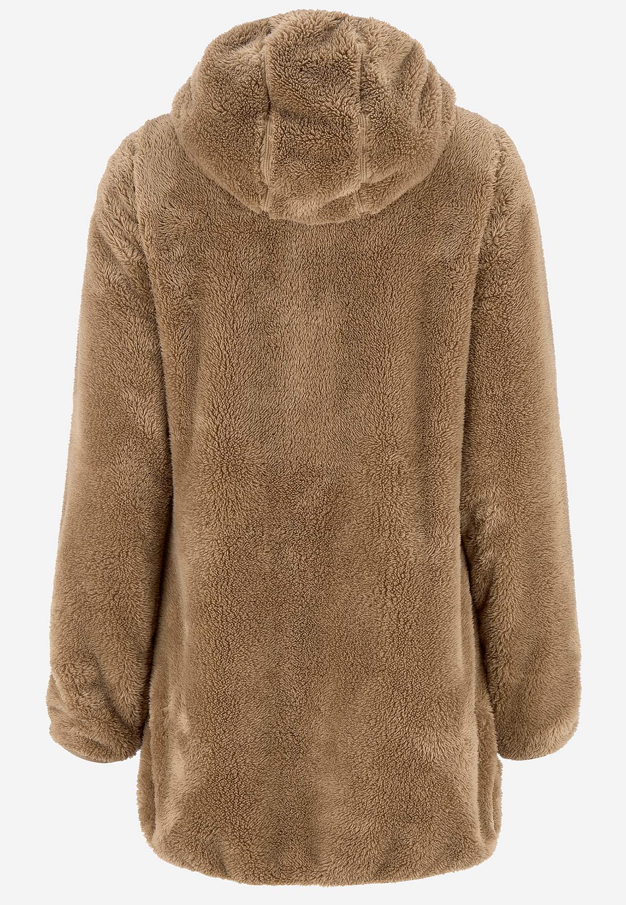 Kodikas fleece-takki hupulla
