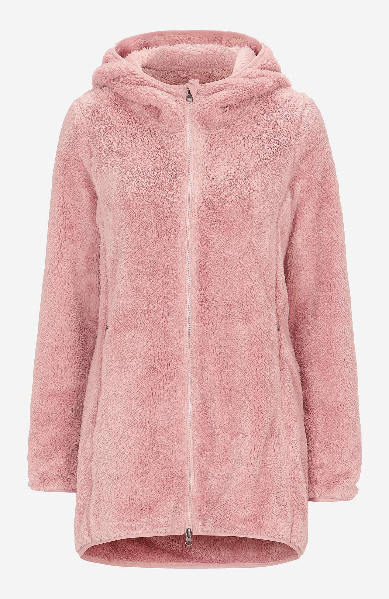 Kodikas fleece-takki hupulla