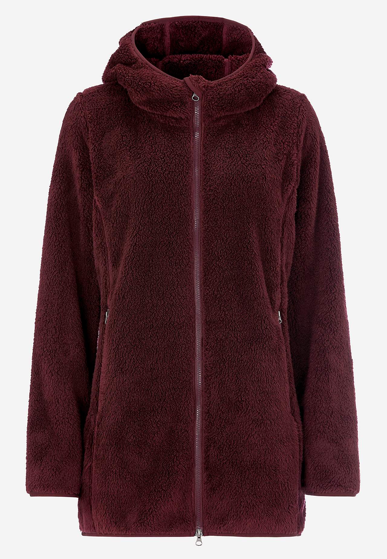 Kodikas fleece-takki hupulla