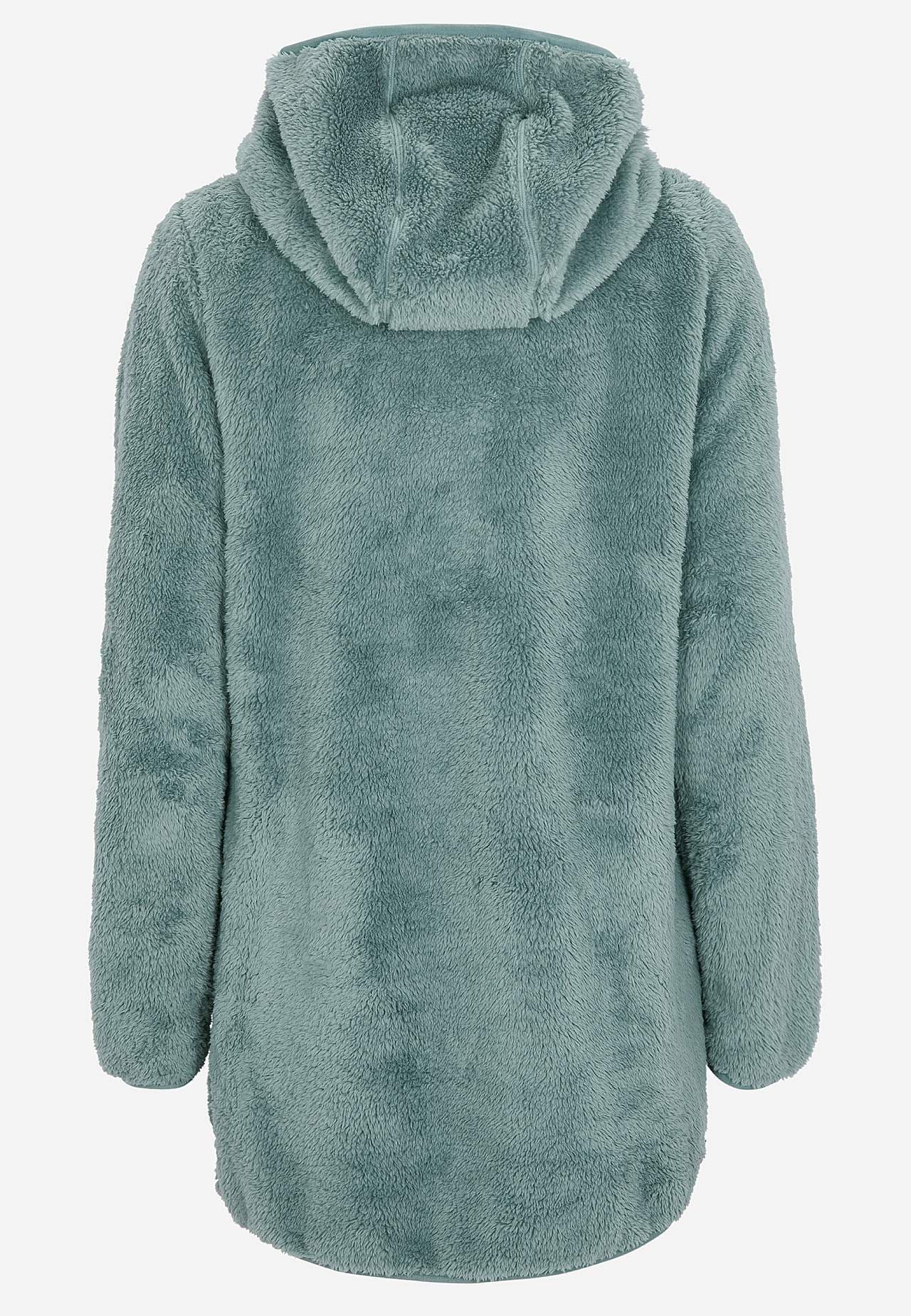 Kodikas fleece-takki hupulla