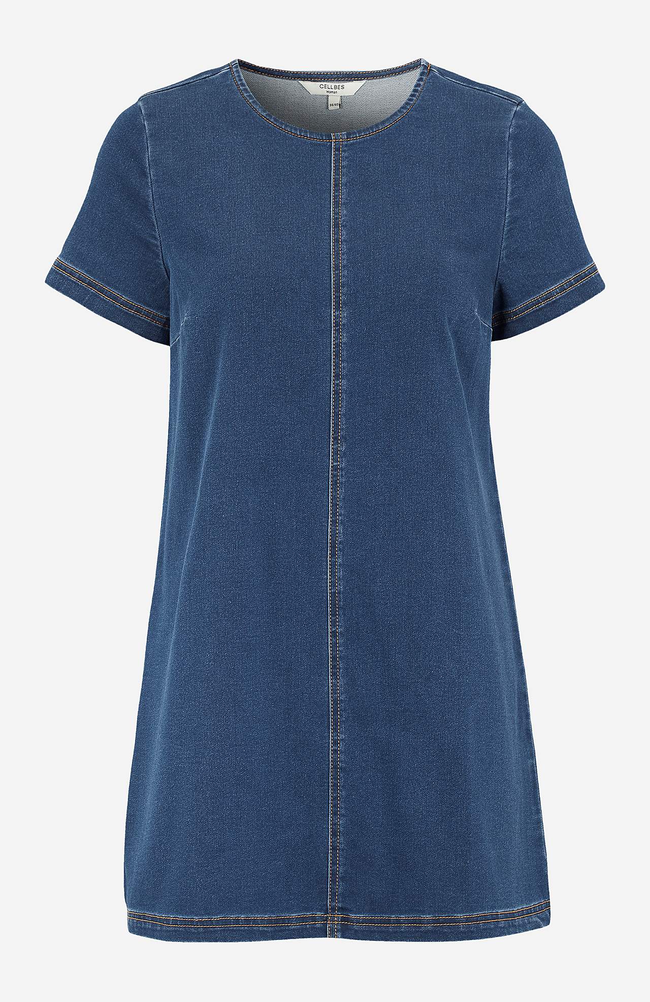 Lyhythihainen denimtunika Olina