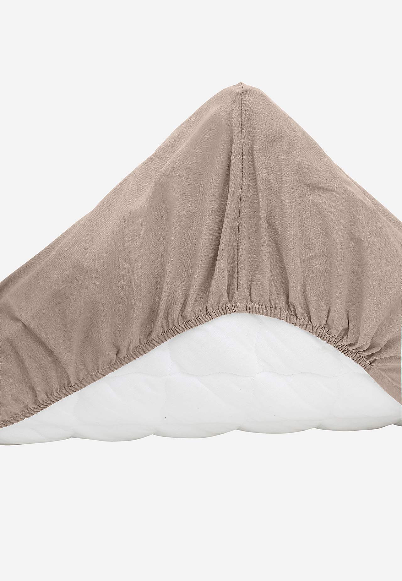 Yksivärinen muotoonommeltu lakana