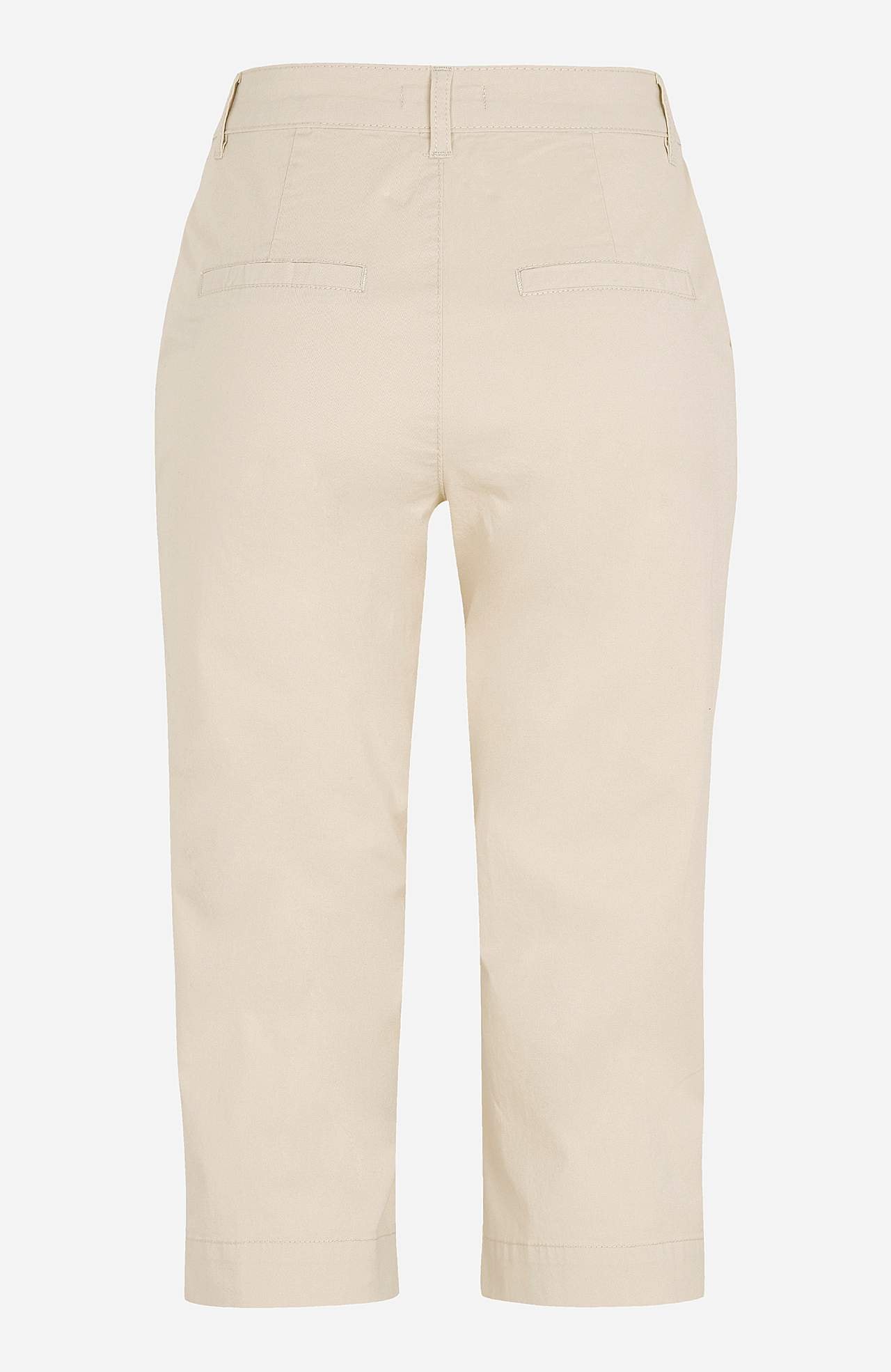 Caprihousut stretch-puuvillatvillistä