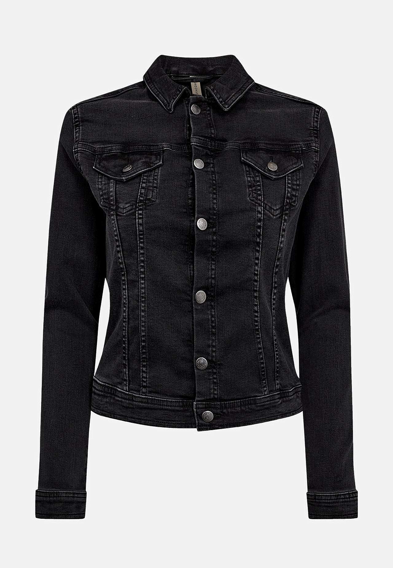 Tyköistuva farkkutakki