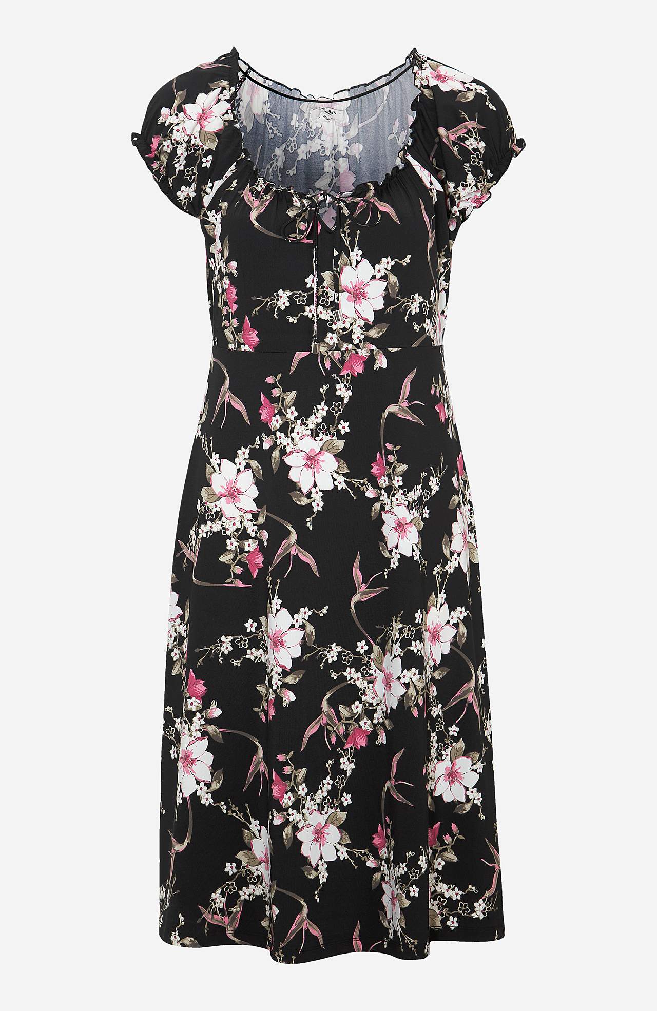 Kuviollinen off shoulder -mekko