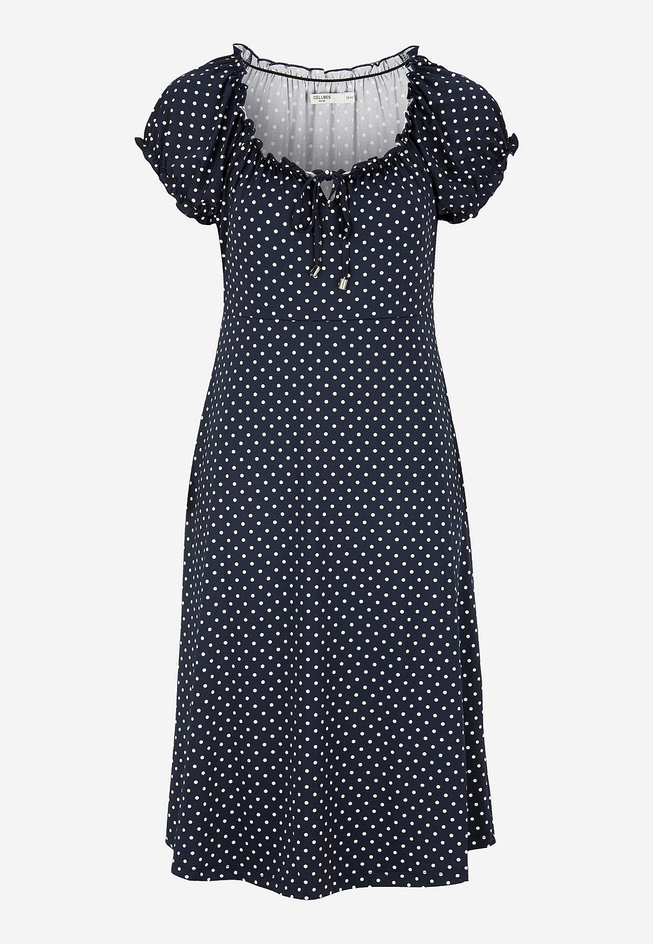 Kuviollinen off shoulder -mekko