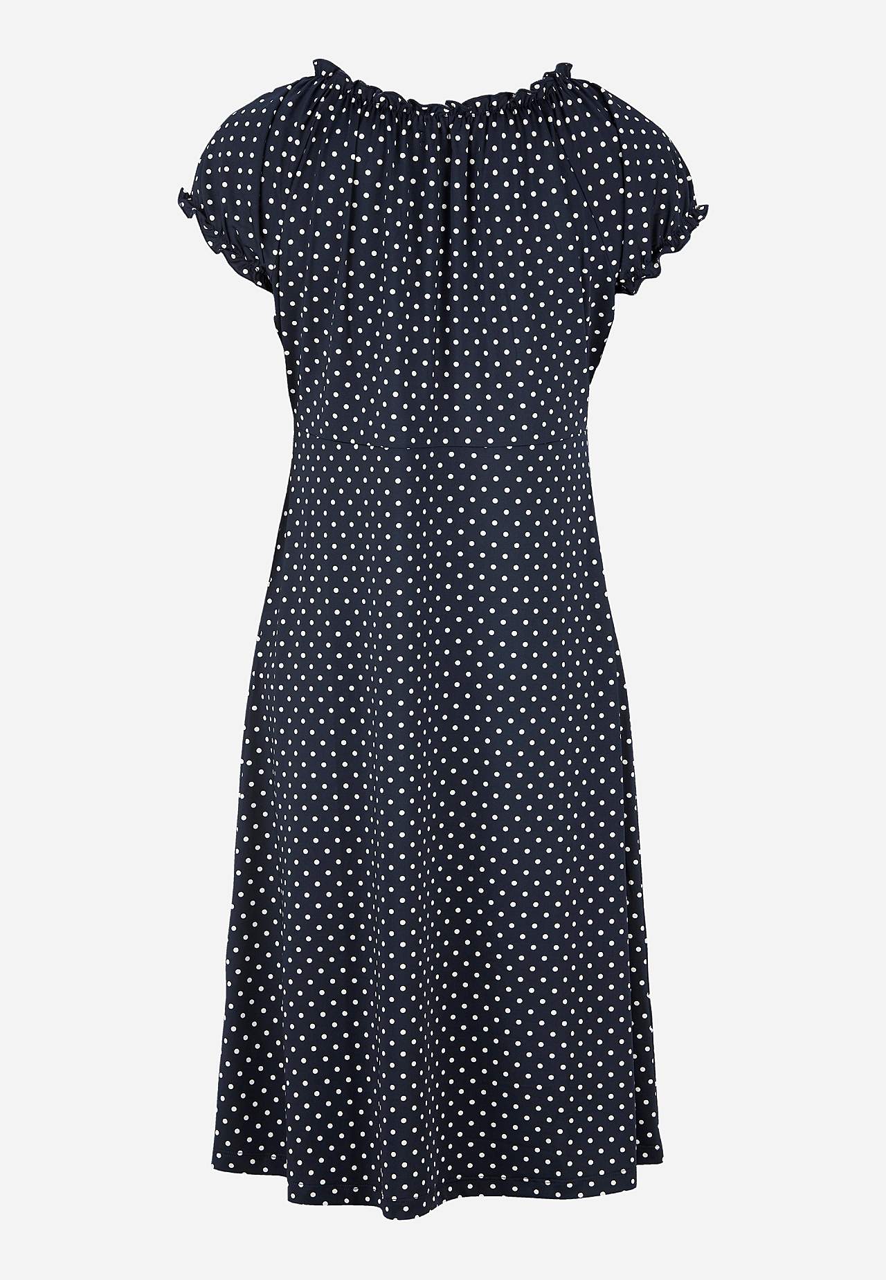 Kuviollinen off shoulder -mekko