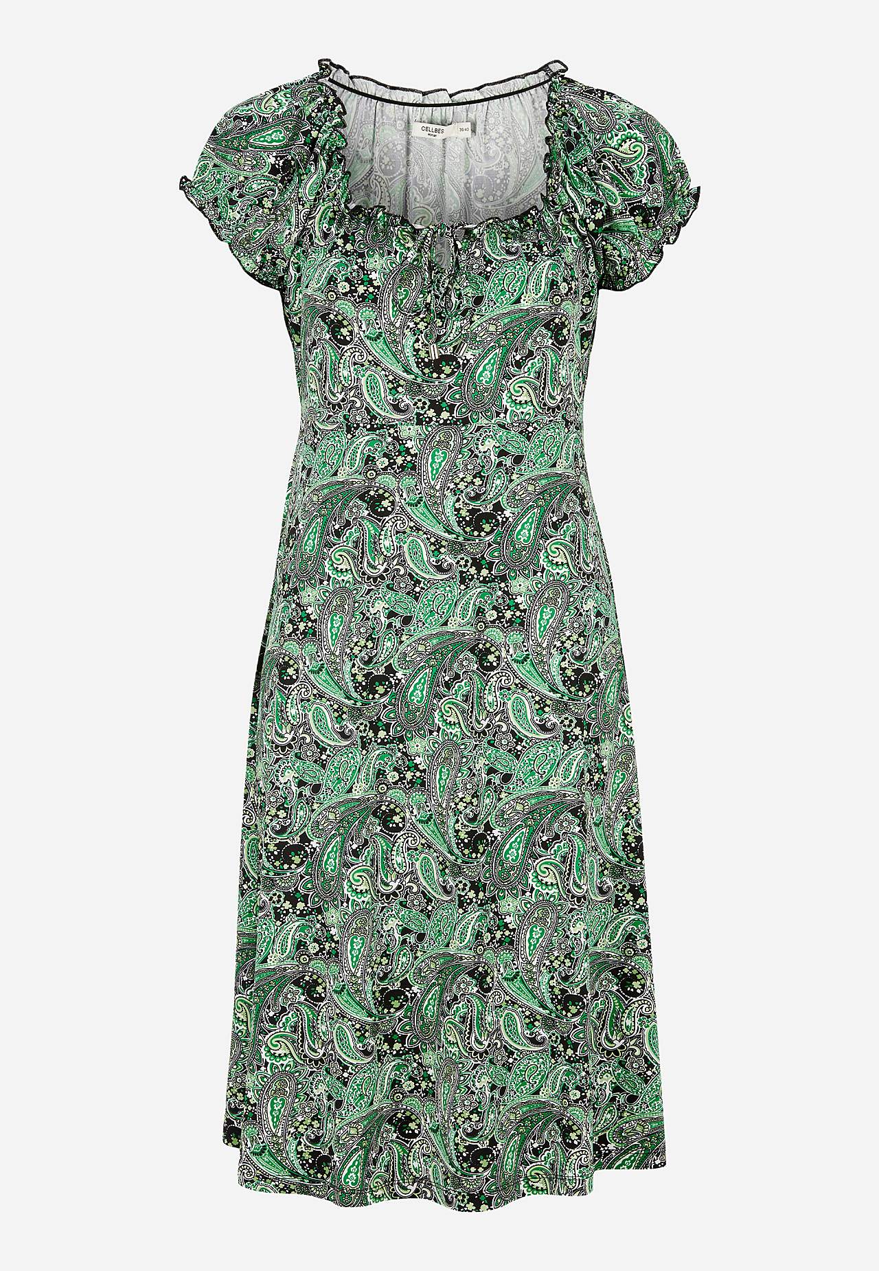 Kuviollinen off shoulder -mekko