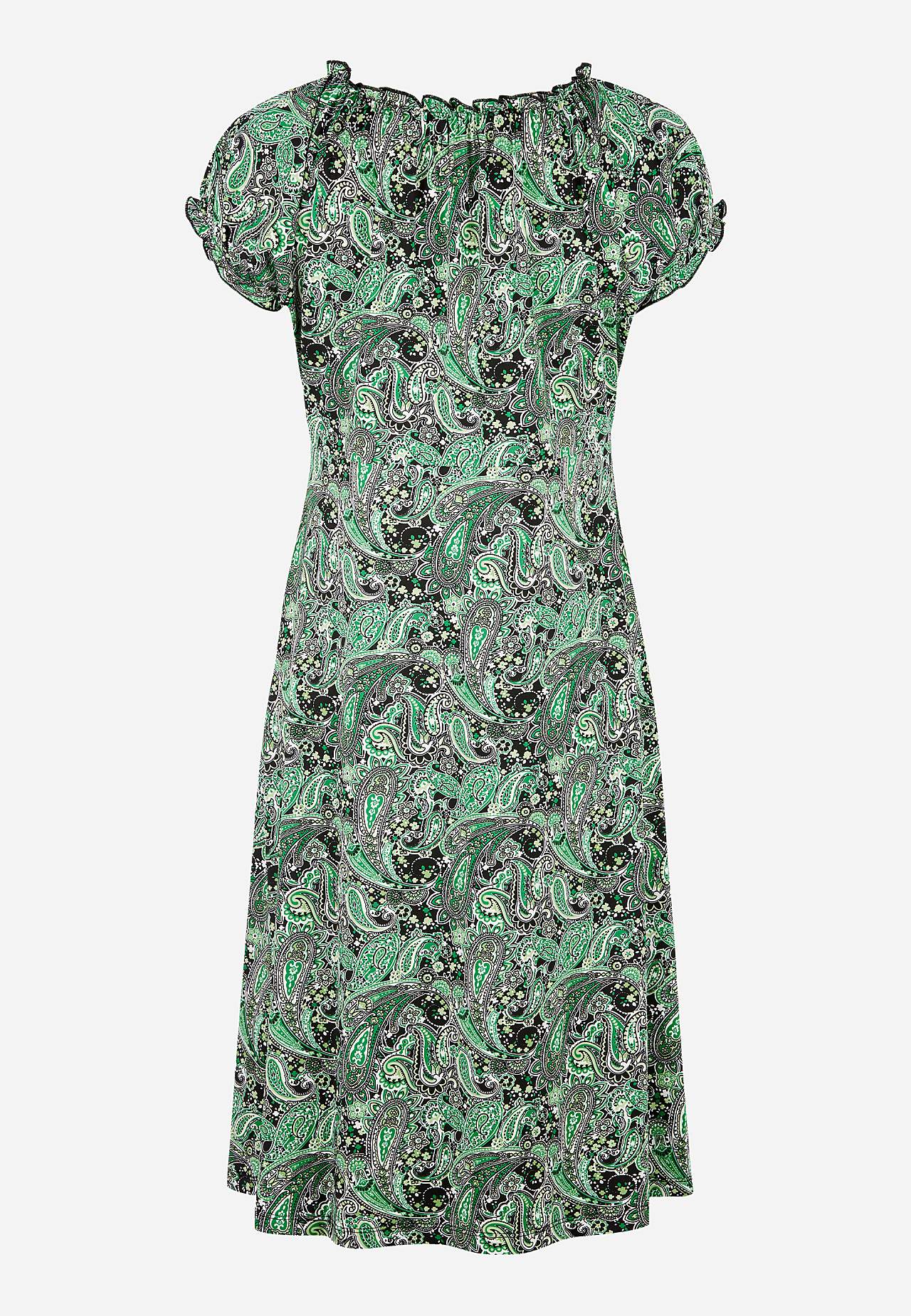 Kuviollinen off shoulder -mekko