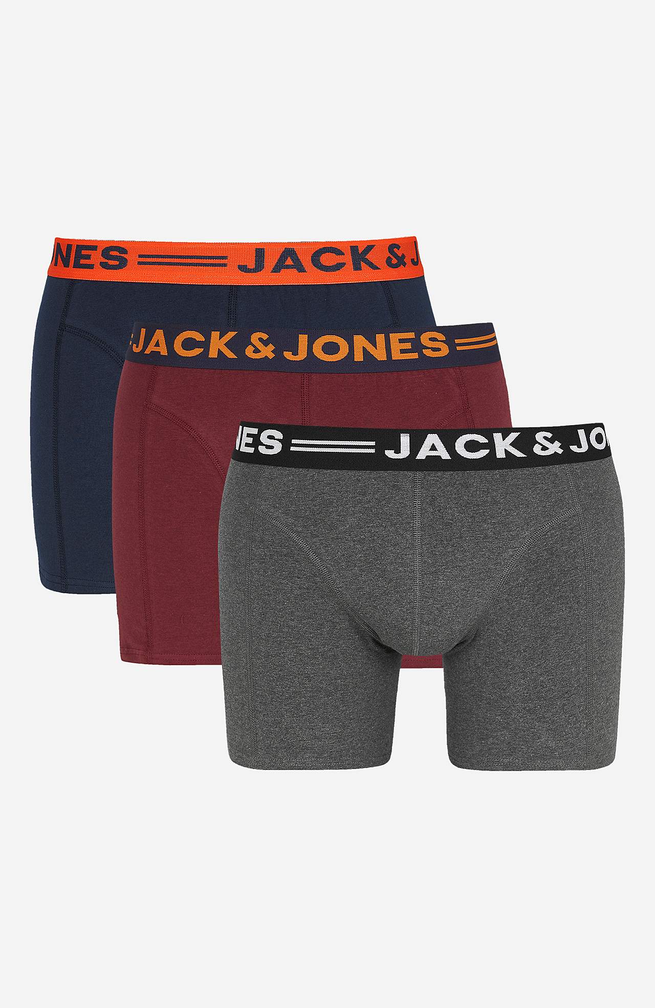 Yksiväriset bokserit 3 kpl/pakkaus