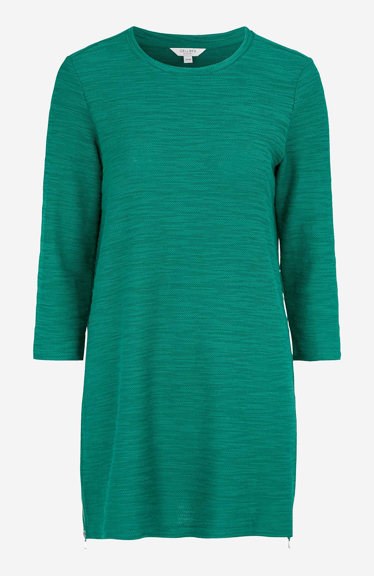 Pehmeä tunika 3/4-pituisilla hihoilla