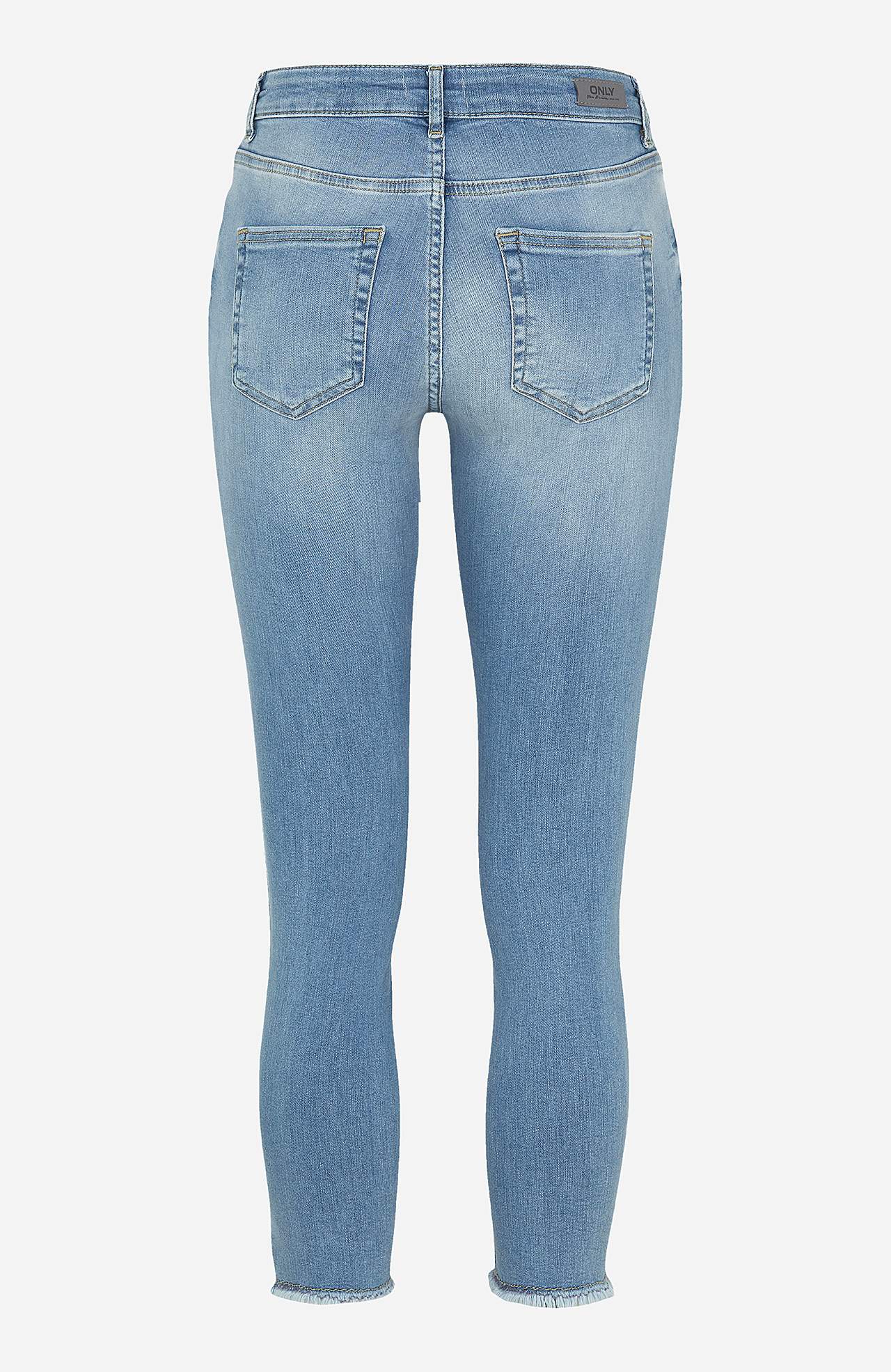 Nilkkapituiset housut Skinny Flare Blush